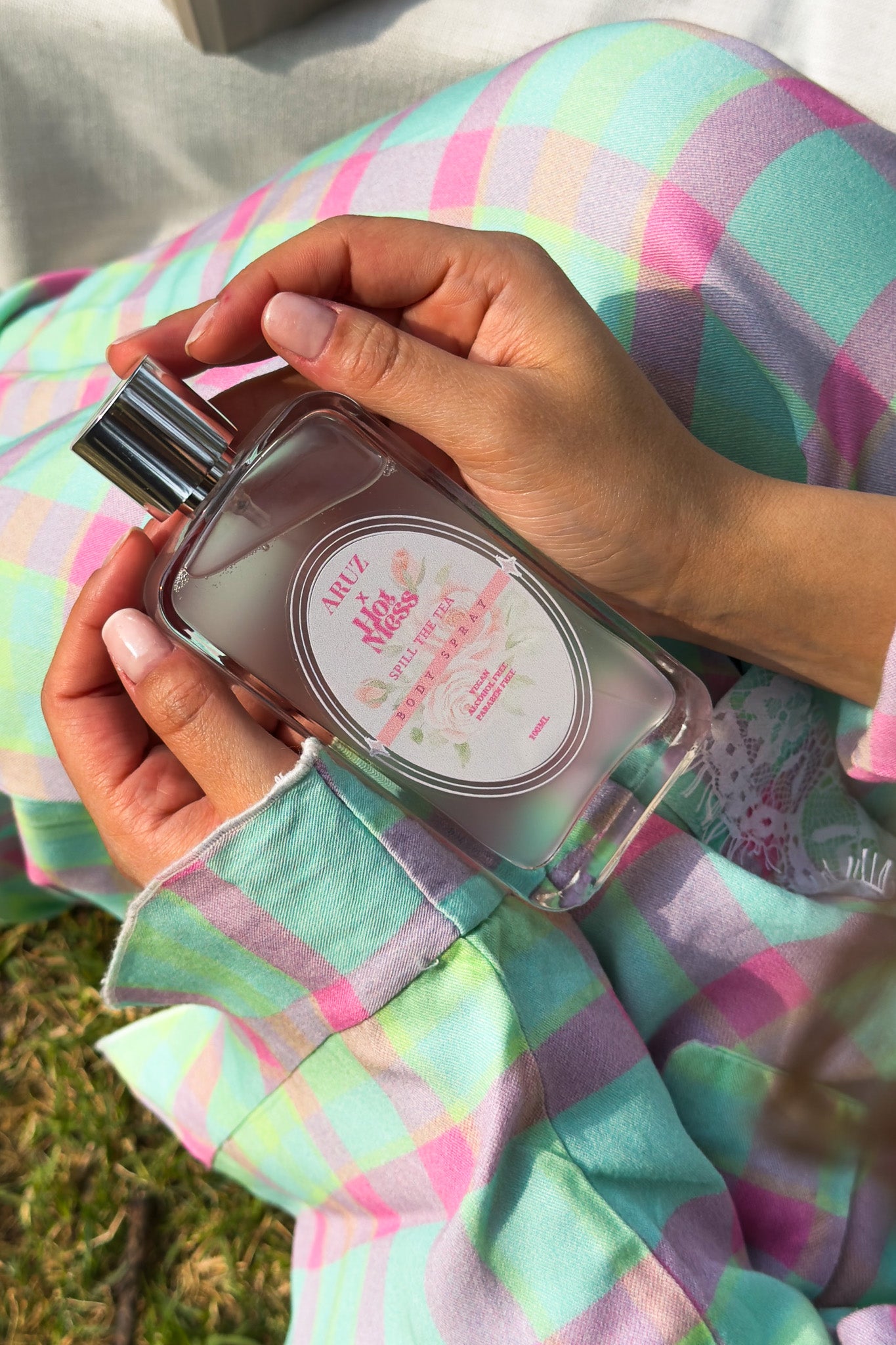 ARUZ X HOT MESS Spill The Tea Body Spray