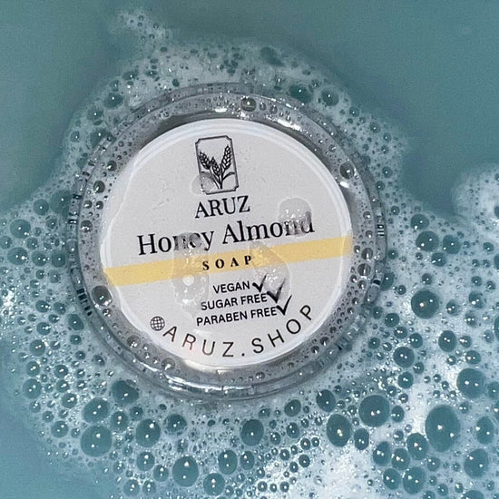 Honey Almond Soap lather texture