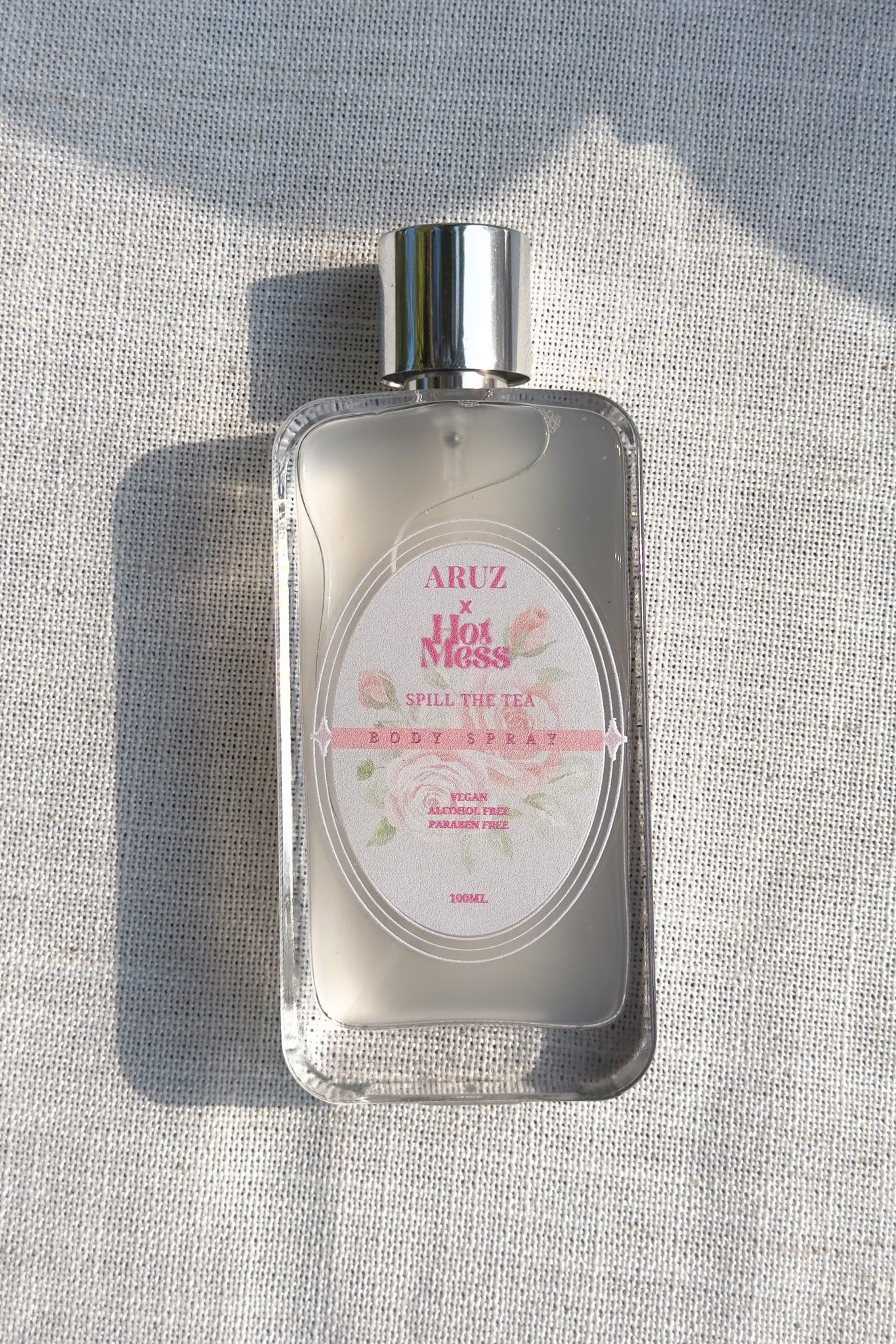 ARUZ X HOT MESS  Spill The Tea Body Spray