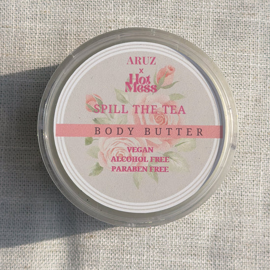Spill The Tea Body Butter moisturizing application