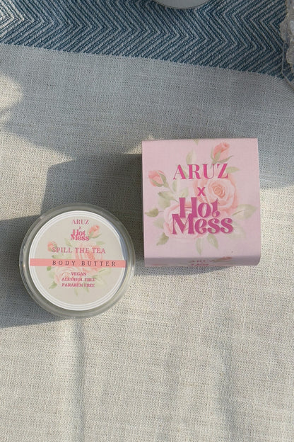 ARUZ X HOT MESS Spill The Tea Body butter