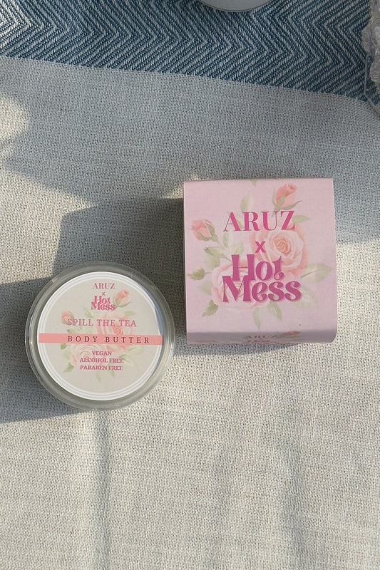 ARUZ X HOT MESS Spill The Tea Body butter
