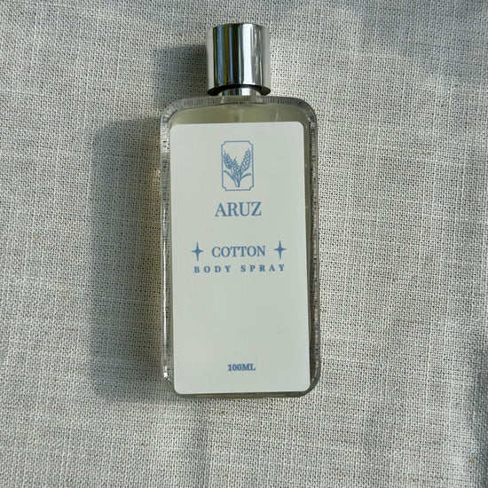 Cotton Body Spray bottle elegant design
